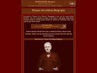 Thomas Alva Edison Biography Thomas Alva Edison Biography
