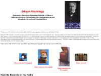Edison Phonology - Home Page