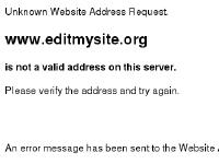 editmysite - Unknown Request editmysite - Unknown Request
