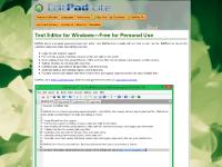 EditPad Lite - Free Text Editor for Windows