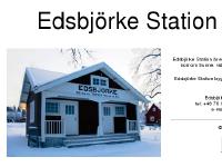 Edsbjörke Station Edsbjörke Station