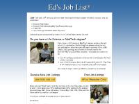 JOIN ED's JOB LIST! JOIN ED's JOB LIST!