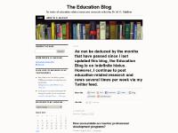 The Education Blog | An index of education-related news and research edited by M. G. Saldivar