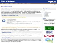  localization page, eduCommons forums page, getting started page, Section 508