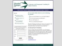 Education Strategies - Management Consulting for Higher Education Education Strategies - Management Consulting for Higher Education