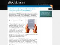 A library in the palm of your hands: eBook Library A library in the palm of your hands: eBook Library