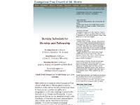  Pastors and Staff, Affiliation, Ministries, Faith & Practice