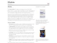 Alternativ till efedrin Alternativ till efedrin