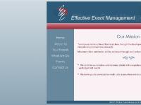 Effective Event Management Effective Event Management