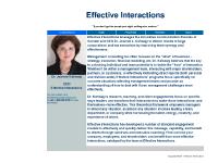 Effective Interactions