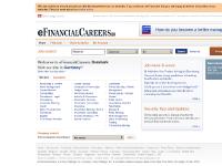 High profile financial careers and accounting jobs - eFinancialCareers High profile financial careers and accounting jobs - eFinancialCareers