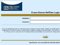 NetTime : Evans-Graves Timesheet Tracking - Login