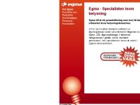 Egma AB - Glödlampor, Lågenergilampor, Lysrör, Halogen