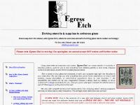 Egress Etch Glass Etching Stencils, Supplies, & Instruction