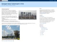 Emergent Game Technologies in Asia Emergent Game Technologies in Asia