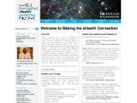 ehealth-connection.org Conference Materials, What We Are Doing, What We Hope to Achieve ehealth-connection.org Conference Materials, What We Are Doing, What We Hope to Achieve