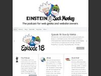 Web design & User Experience Design Podcast - Einstein & Sock Monkey