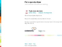 Foi o que ela disse