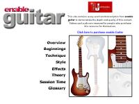 enable Guitar - Main menu