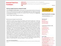 Enamel Cast Iron Cookware for sale.