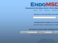 EndoMSDS - Endodontic Material Safety Data Sheet Database EndoMSDS - Endodontic Material Safety Data Sheet Database