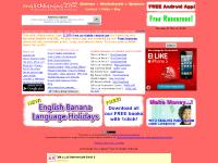 English Banana.com - the Best Free Website for Learning English. With free course books, podcasts, worksheets, games and quizzes for learning English! English Banana.com - the Best Free Website for Learning English. With free course books, podcasts, worksheets, games and quizzes for learning English!