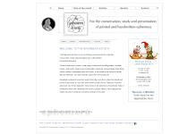 The Ephemera Society - for the preservation, study and educational uses of printed ephemera