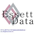 Essett Data Essett Data
