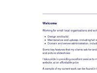 euan raffel | freelance website designer :: Welcome