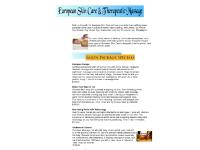 European Skin Care European Skin Care