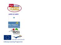 COMENIUS PROJECT 1.3 EUROPEAN AWARENESS: METHODOLOGIES AND STRATEGIES