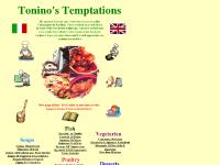 Tonino's Temptations - Italian and English recipes - cooking at its best Tonino's Temptations - Italian and English recipes - cooking at its best