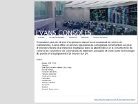 Evans Consoles : Evans Consoles Corporation est le chef de file des solutions de console de salle de commande Evans Consoles : Evans Consoles Corporation est le chef de file des solutions de console de salle de commande
