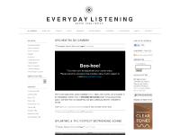 everydaylistening.com sound, soundart, sounddesign