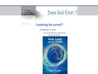  Take me to the order page., book's website with sample pages., evidence for god