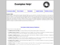 Examples Help Examples Help