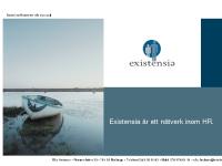 Existensia Dalarna Existensia Dalarna