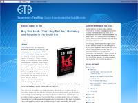 experiencetheblog.com Trust in brands is eroding, consumer economic confidence is low, Michael Brito