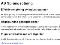 AB Sprängsotning