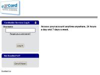 ezcardinfo.com Forgot your username?