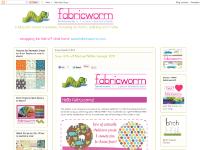 fabricworm.blogspot.com homepage where it says: sign up, bundle, 1:03 PM
