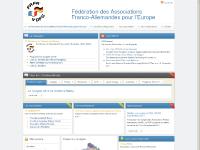 fafapourleurope.fr FAFA, Fédération des Associations Franco-Allemandes pour l'Europe