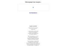 Vill du mig något så har du mig här… Vill du mig något så har du mig här…