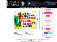 Fashion Fantasy Game Homepage