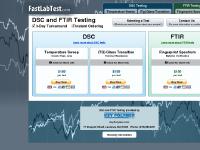 DSC Temperature Sweep, DSC Glass Transition, FTIR Fingerprint Spectrum DSC Temperature Sweep, DSC Glass Transition, FTIR Fingerprint Spectrum