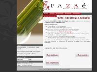 Fazaé - solutions e-business : e-commerce - cms - téléphonie - hébergements infogérés Fazaé - solutions e-business : e-commerce - cms - téléphonie - hébergements infogérés