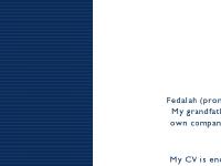 Fedalah Ltd. - William Wates, Party Wall Chartered Surveyor Fedalah Ltd. - William Wates, Party Wall Chartered Surveyor