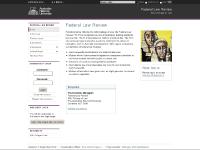 federallawreview - Home Page