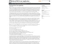 Federal Pell Grant Application Federal Pell Grant Application