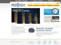 fedtech.com waterjet cutting, laser cutting, services fedtech.com waterjet cutting, laser cutting, services